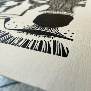 Grand Loup - 35x50 cm
