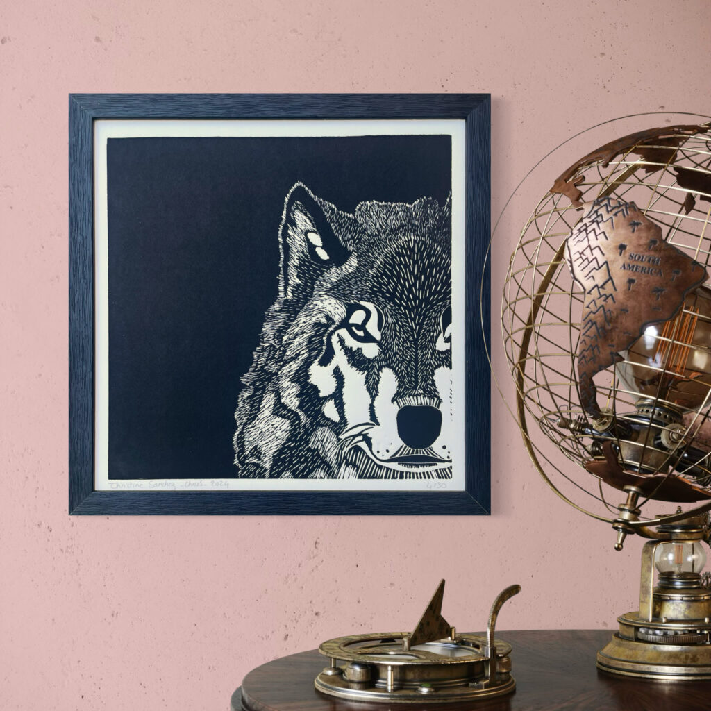 Loup - 30x30 cm