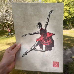 Maihō - Rouge - 23x32 cm