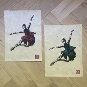 Maihō - Rouge - 23x32 cm