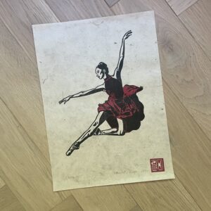 Maihō - Rouge - 23x32 cm