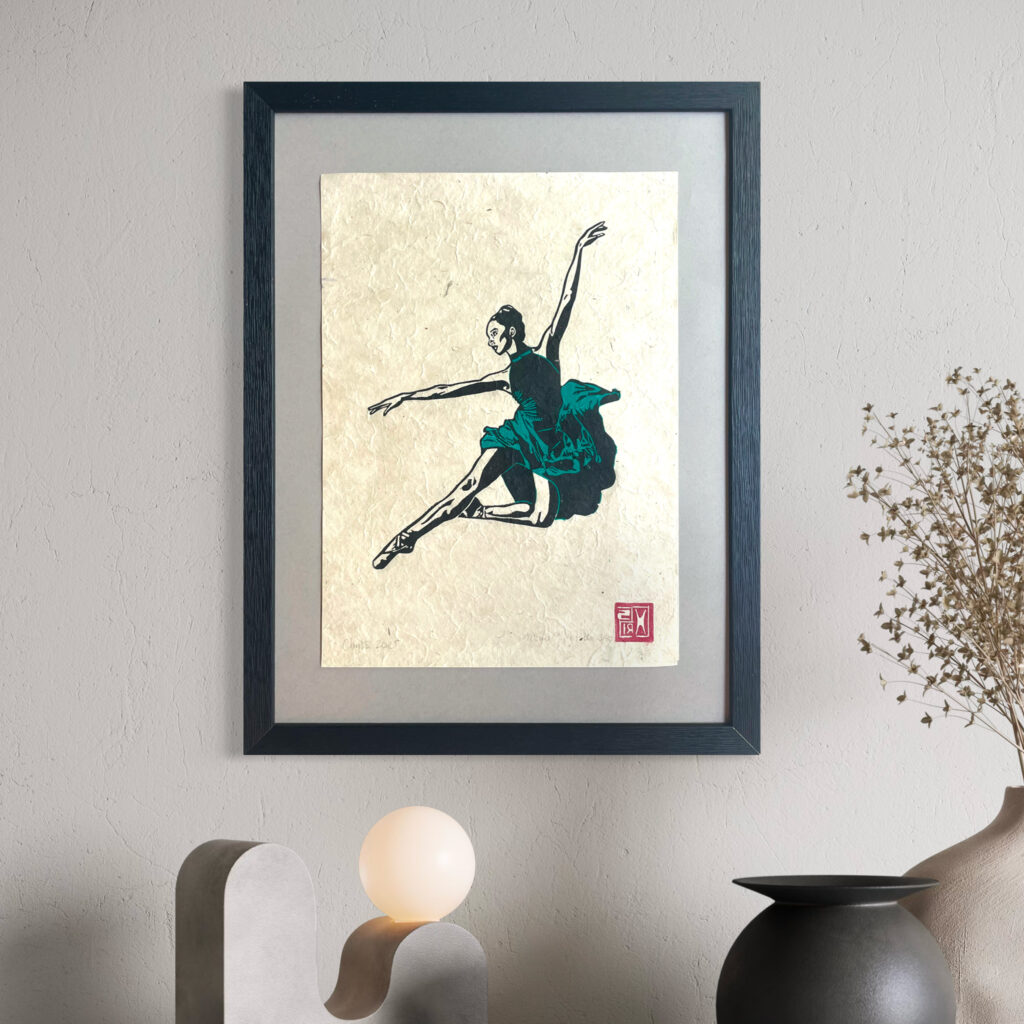 Maihō - Bleu Vert - 23x32 cm