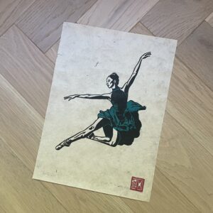 Maihō - Bleu Vert - 23x32 cm