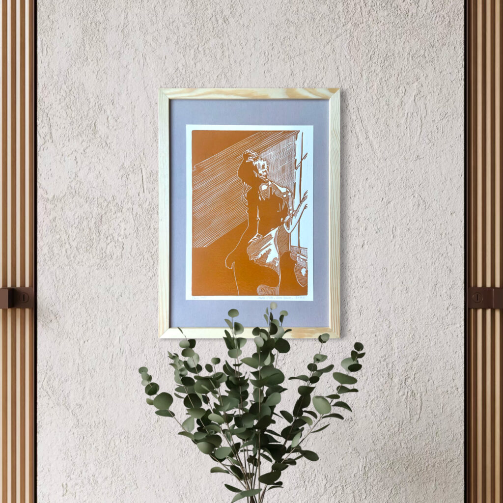 Matin d'été - Ocre - 23x32 cm