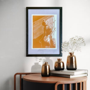 Matin d'été - Ocre - 23x32 cm