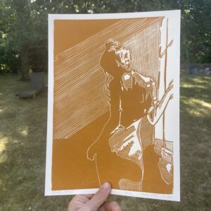 Matin d'été - Ocre - 23x32 cm