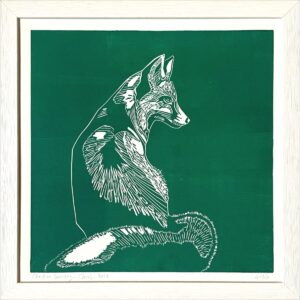 Renard Vert - 30x30 cm