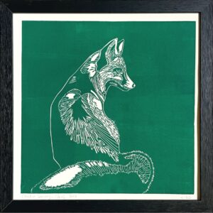 Renard Vert - 30x30 cm