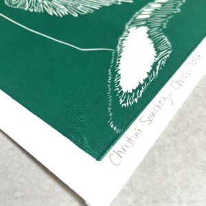 Renard Vert - 30x30 cm