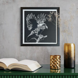 Corbeau - 30x30 cm