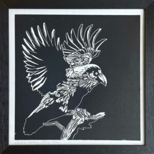 Corbeau - 30x30 cm