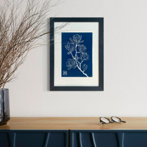 Magnolia - Bleu de Prusse - A5