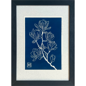 Magnolia - Bleu de Prusse - A5