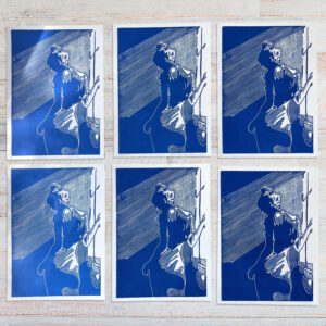 Matin d'été - Bleu Océan - 23x32 cm